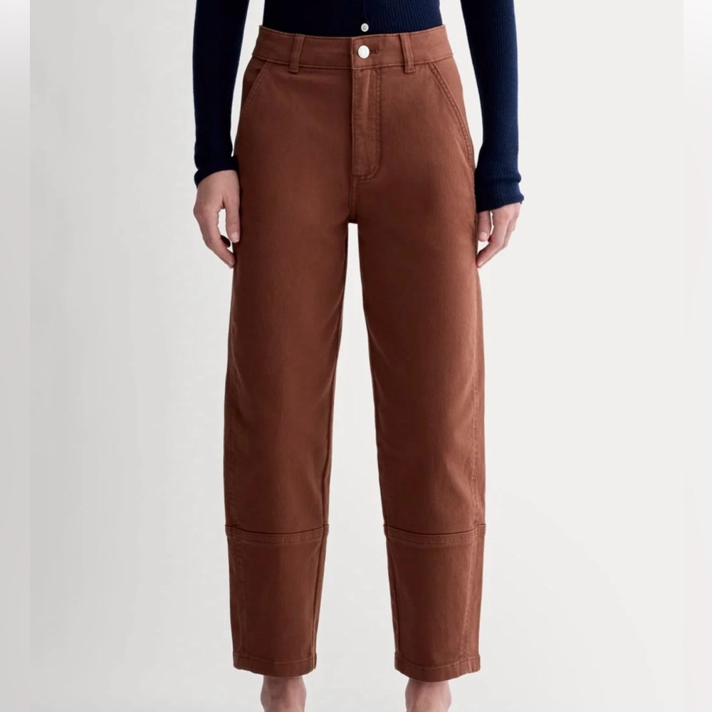 Everlane Women's Cropped Brown Jeans